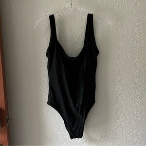 Madewell one piece black swimsuit